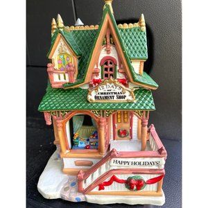 Lemax Village Handpeinted Christmas Ornament Shop